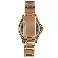Women 36mm Sport Bezel Rose Gold Bracelet Watch