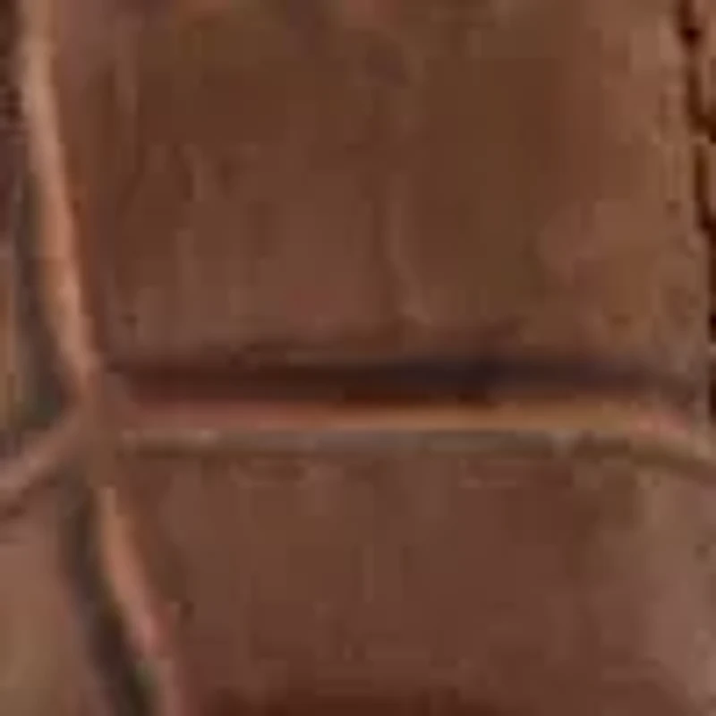 Women's 14K Gold-Plated 32mm Tank Shape Brown Leather Strap Watch