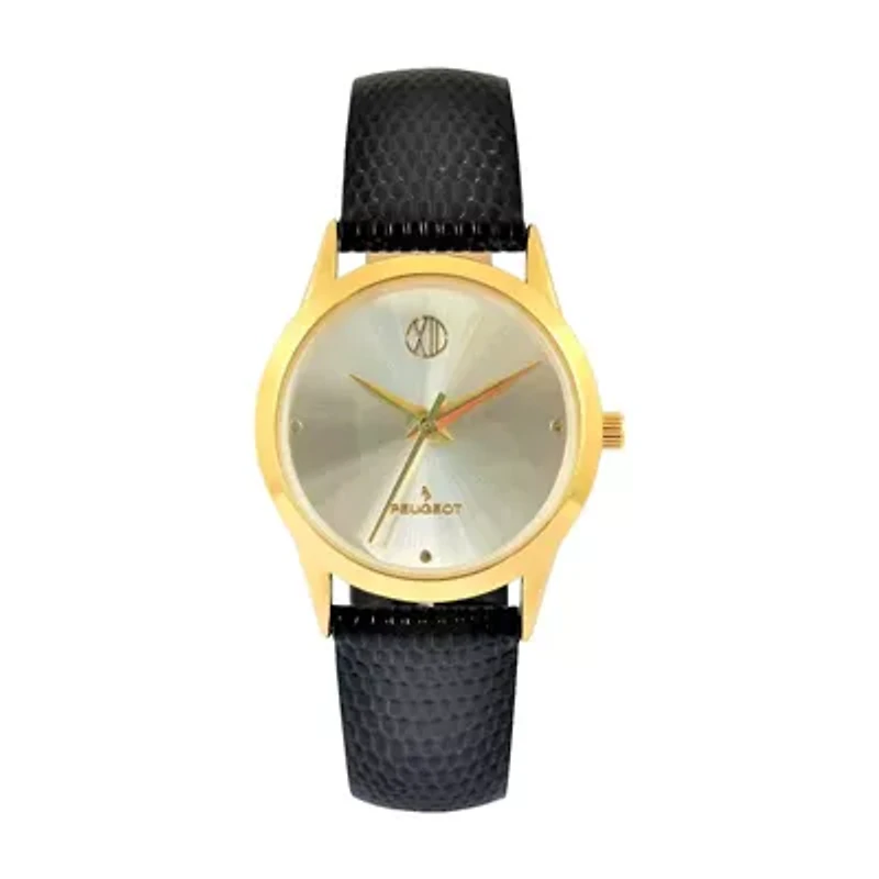 Peugeot Women 30mm Wafer Slim Designer Status Watch Champ Dial
