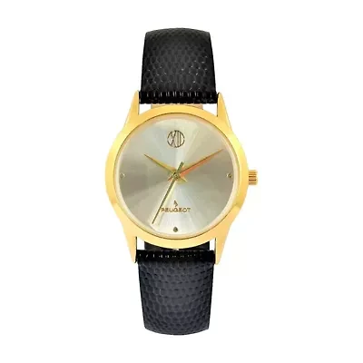 Peugeot Women 30mm Wafer Slim Designer  Status Watch Champ Dial