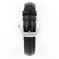 Peugeot Women’s Black Nurses Sport Calendar Wrist Watch with Black Leather Strap