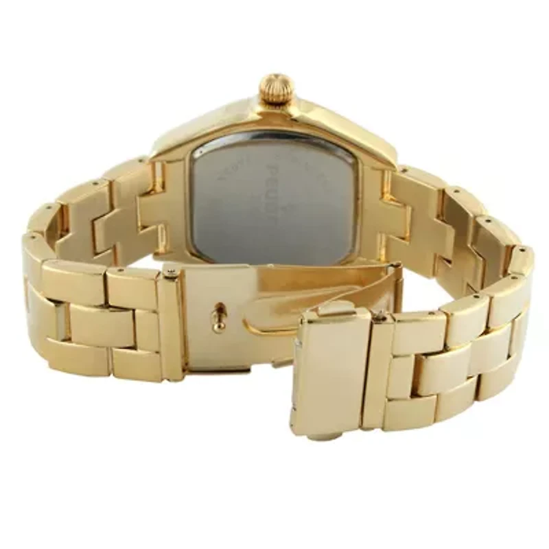 Peugeot Women's Gold Status Bracelet Watch 36x33mm Barrel Shape Roman Dial