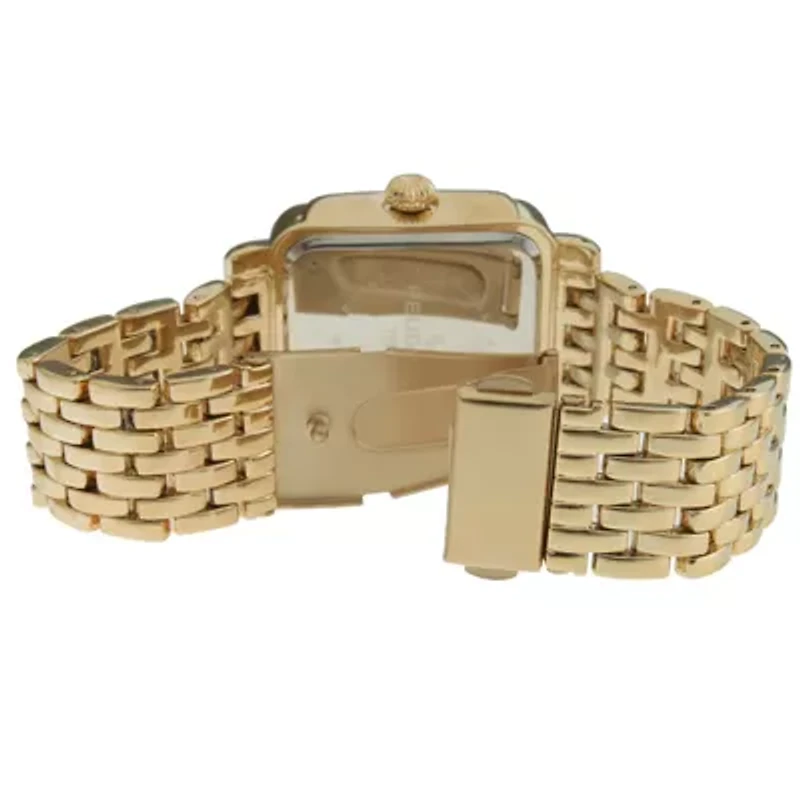 Peugeot Women's 36X30mm Gold Tank Bracelet Watch Panther Link Bracelet
