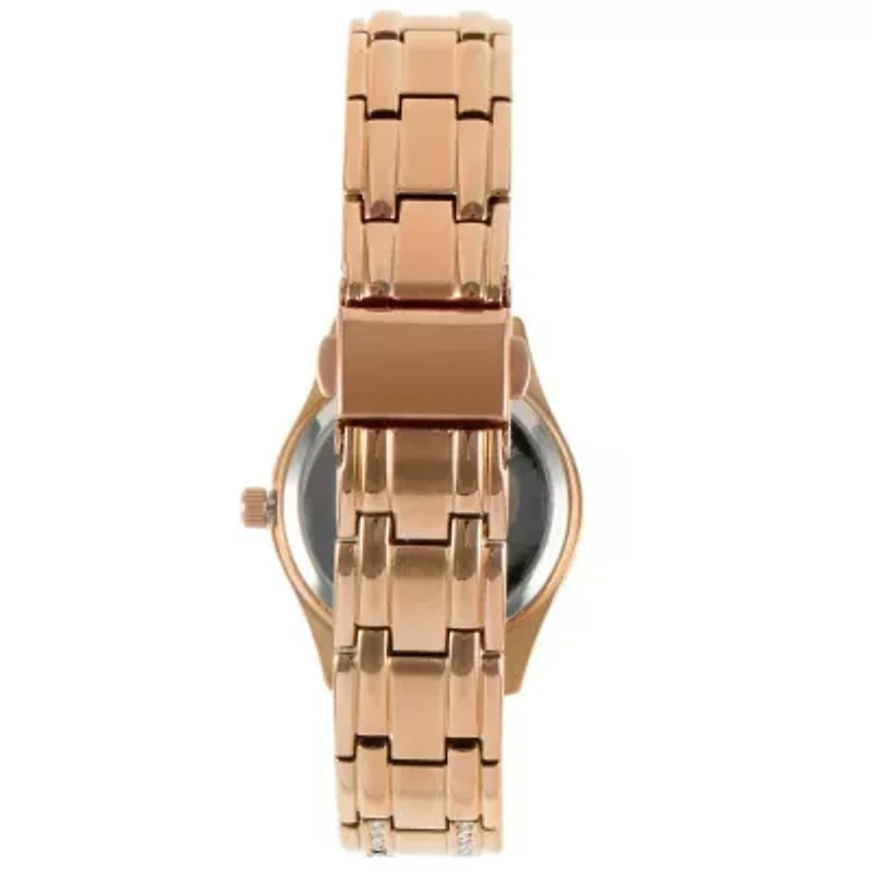 Womens Luxury Status Rose Gold Swarovski Crystal Watch