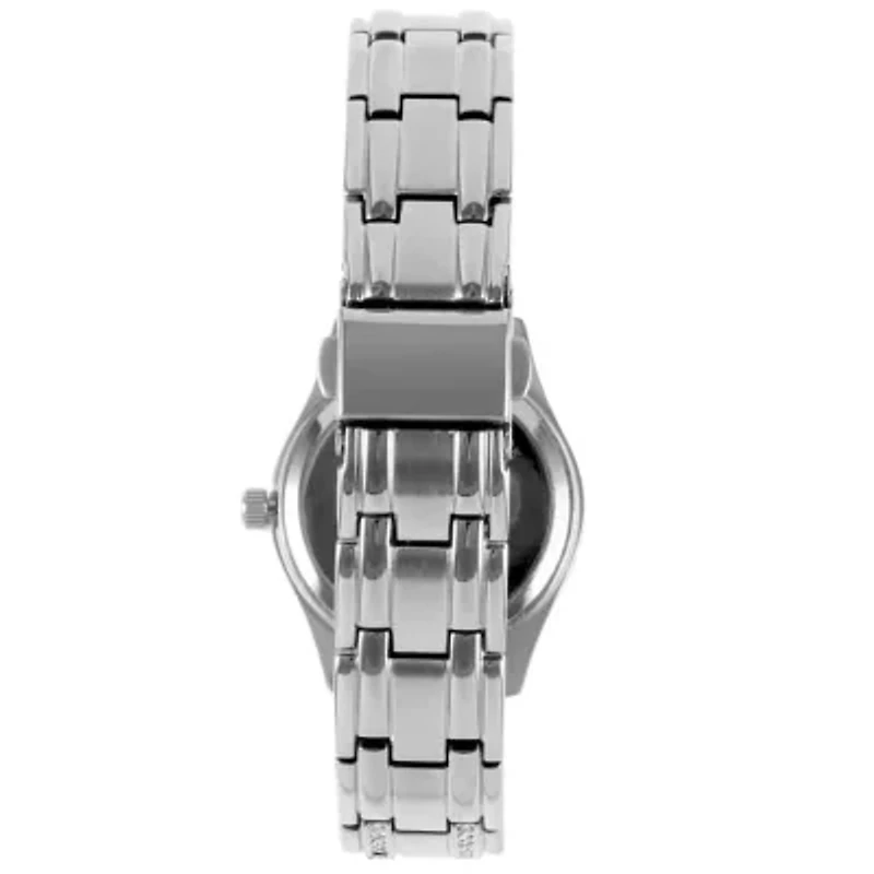 Womens Luxury Status Silver Swarovski Crystal Bracelet Watch
