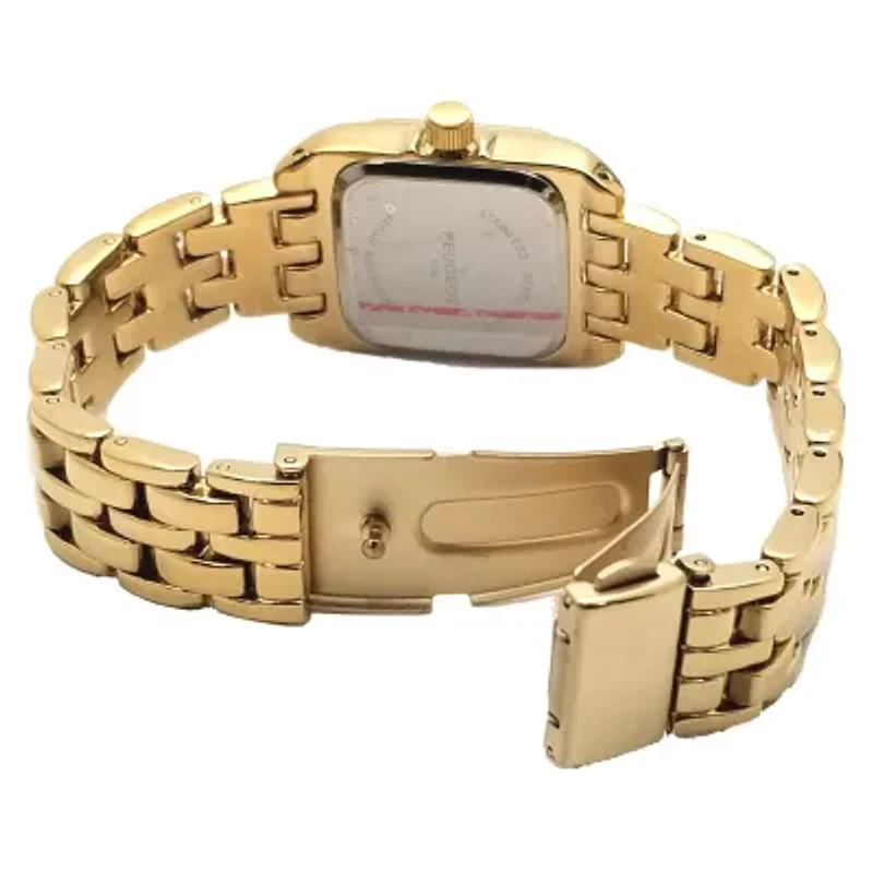 Peugeot Women's  24mm Gold Tank Panther Link Bracelet Watch