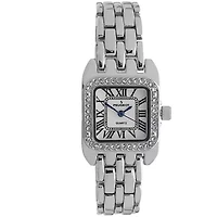 Peugeot Women's  24mm Silver Tank Panther Link Bracelet Watch