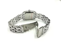 Peugeot Women's  24mm Silver Tank Panther Link Bracelet Watch