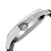 Women's Couture Silver Watch Leopard Dial Swarovski Crystal