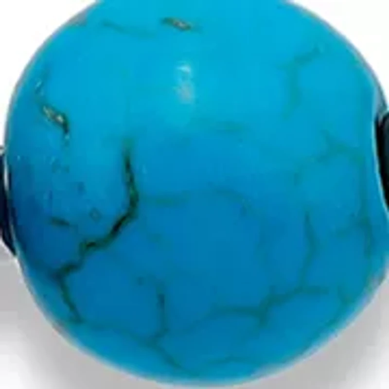 Fine Silver Plated Beaded Stretch Bracelet