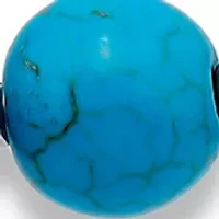 Fine Silver Plated Beaded Stretch Bracelet