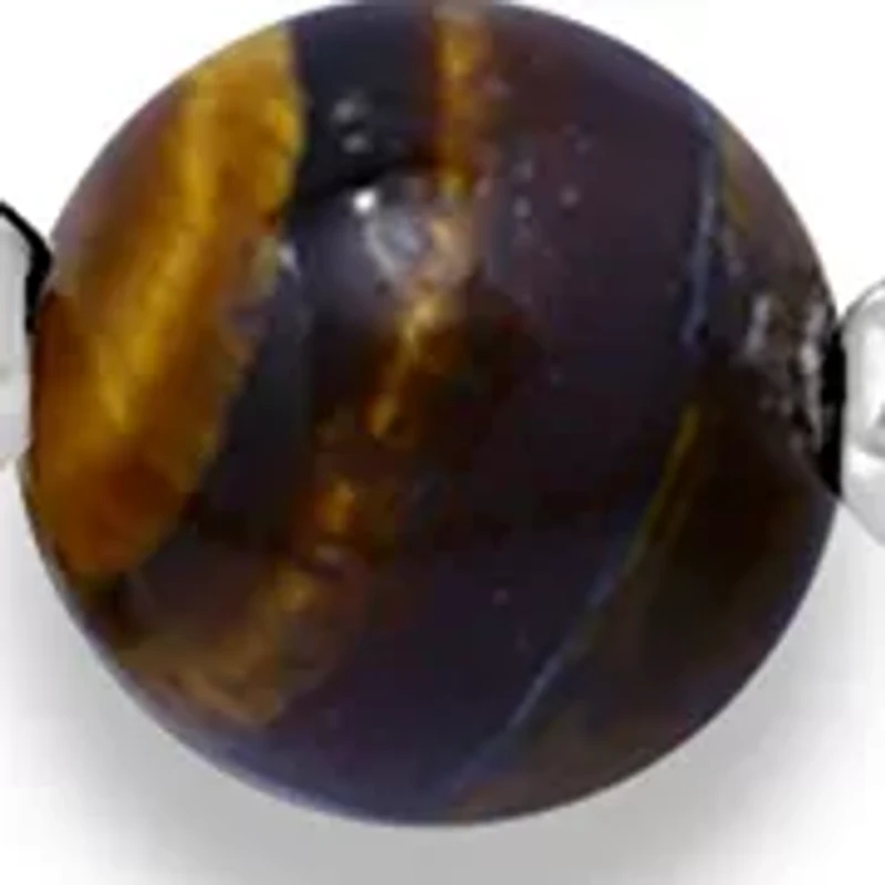 Silver Plated Clover Charm Stretch Bracelet