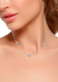 Freshwater Pearl Necklace and Earring Set