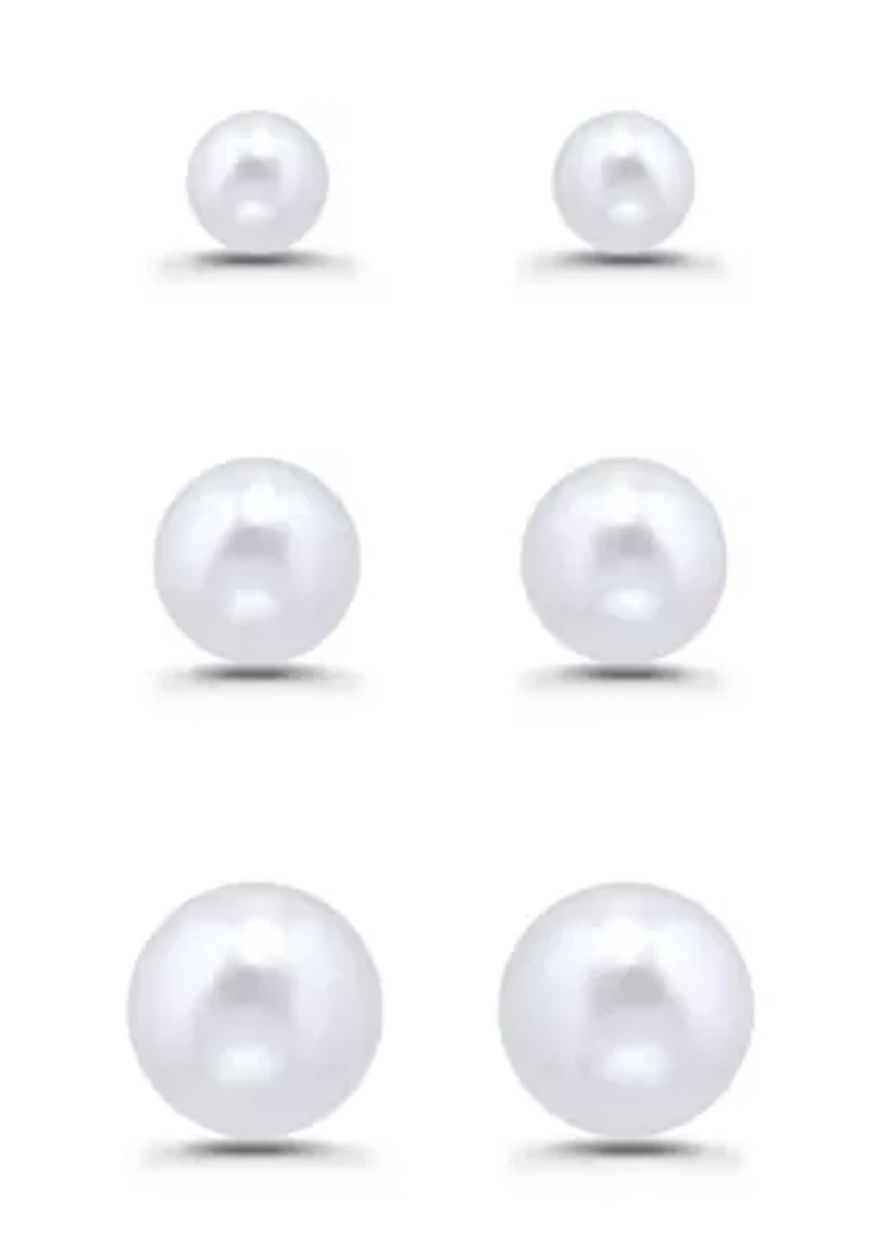 Freshwater Pearl Earring Set