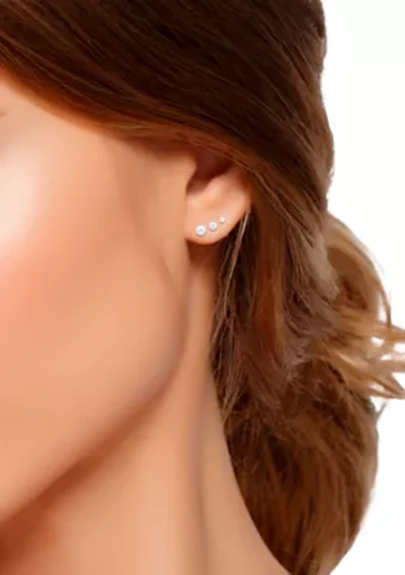 Freshwater Pearl Earring Set