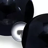 Sterling Silver Evil Eye Charm Bead Bracelet