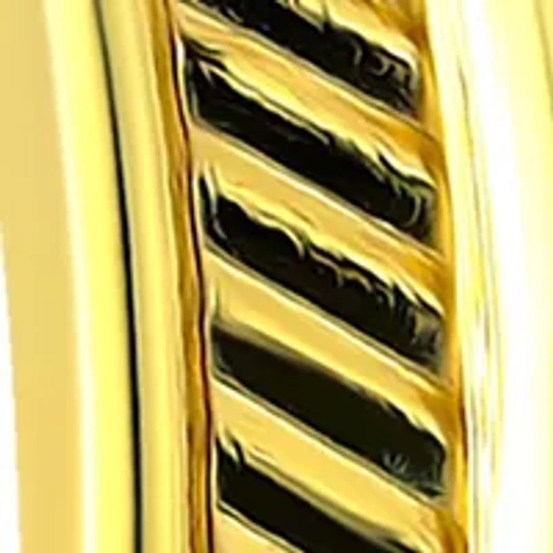 Sterling Silver Diagonal Ribbed Center Hoop Earrings