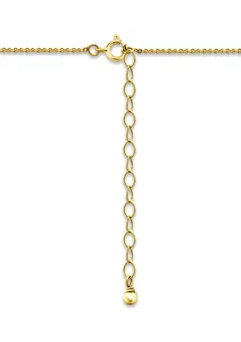 Sterling Silver Interlocking Pendant Necklace