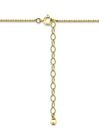 Sterling Silver Interlocking Pendant Necklace