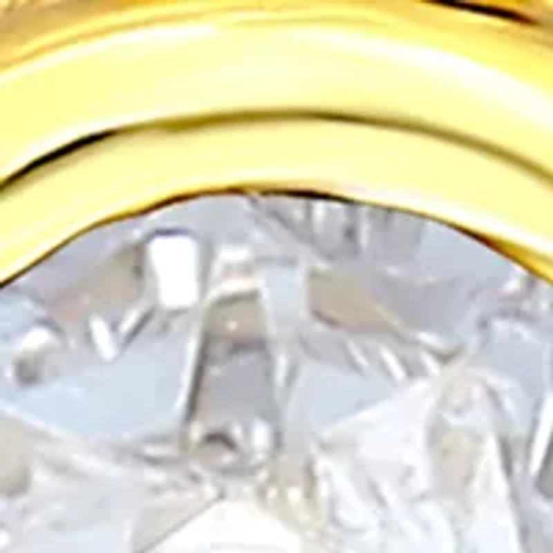 Sterling Silver Oval Cut Cubic Zirconia Bezel Drop Earrings