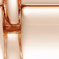 Charming Navy and Rose Gold-Tone Alloy Metal Bracelet Watch