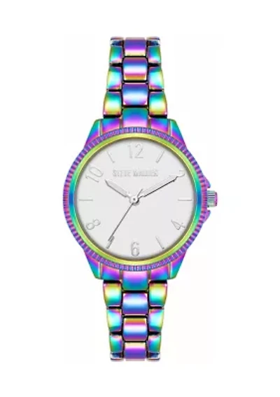 Everyday Rainbow Alloy Metal Bracelet Watch