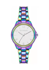 Everyday Rainbow Alloy Metal Bracelet Watch