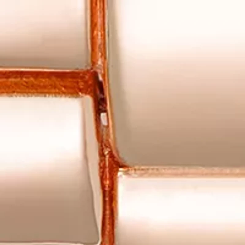 Modern Rose Gold Tone Alloy Metal Bracelet Watch