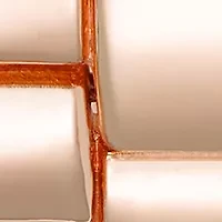 Modern Rose Gold Tone Alloy Metal Bracelet Watch