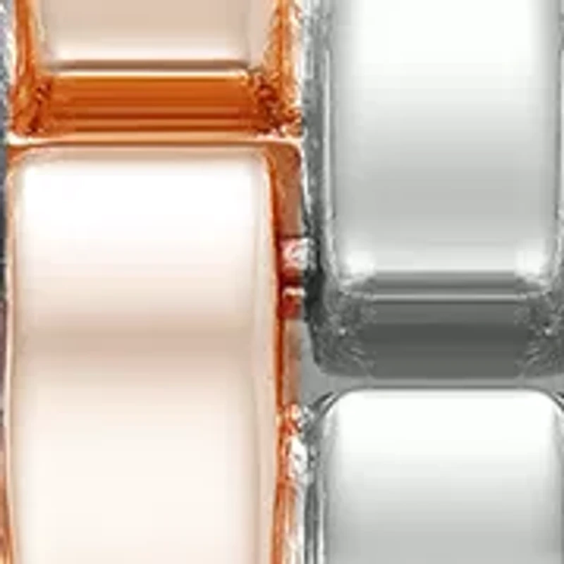 Women's Crystal Accented Two Tone Bracelet Watch