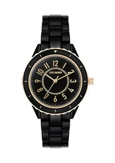  Women’s Stylish Black White Bracelet Watch