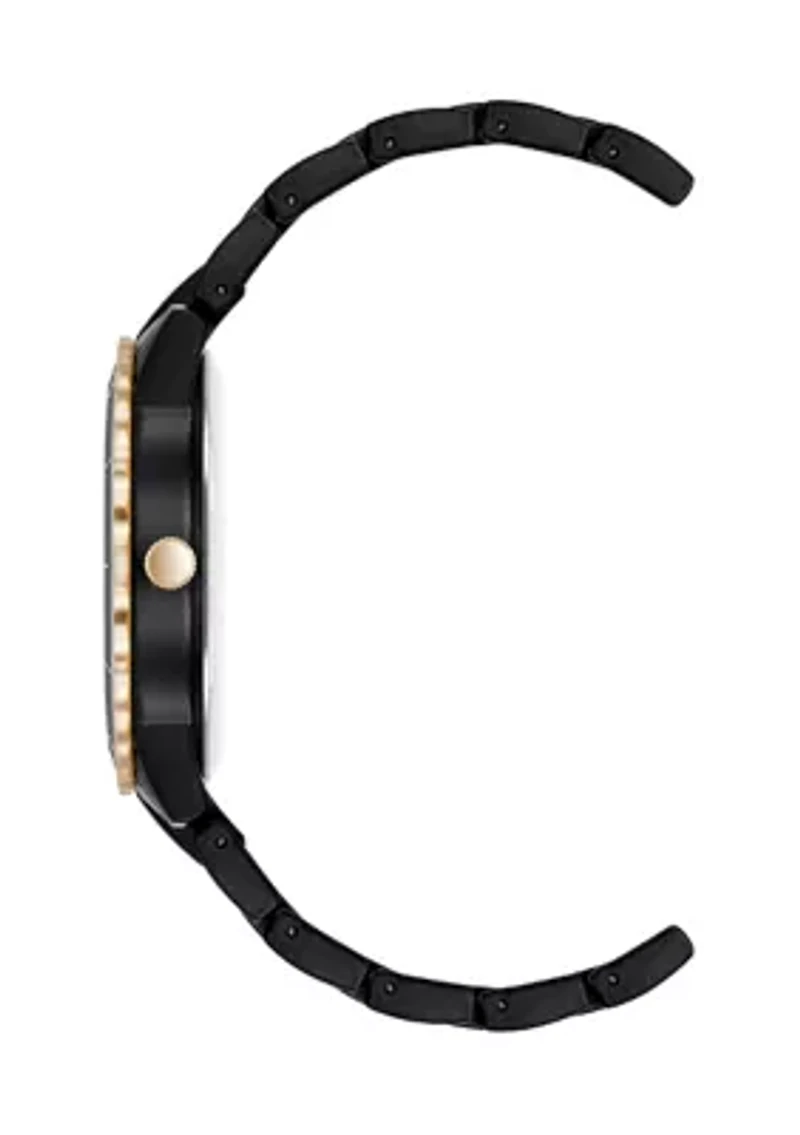  Women’s Stylish Black White Bracelet Watch