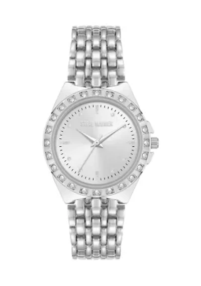  Crystal Accented Bezel Watch
