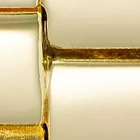 Contemporary Gold Tone Alloy Metal Watch