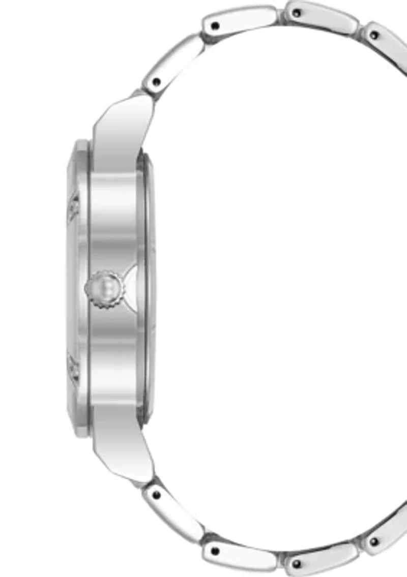 Everyday Blue and Silver-Tone Alloy Metal Watch