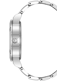 Everyday Blue and Silver-Tone Alloy Metal Watch