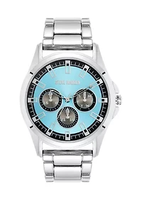 Vivid Light Blue Dial Bracelet Watch
