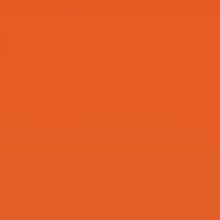 Vibrant Orange Silicone and Black Alloy Metal Watch