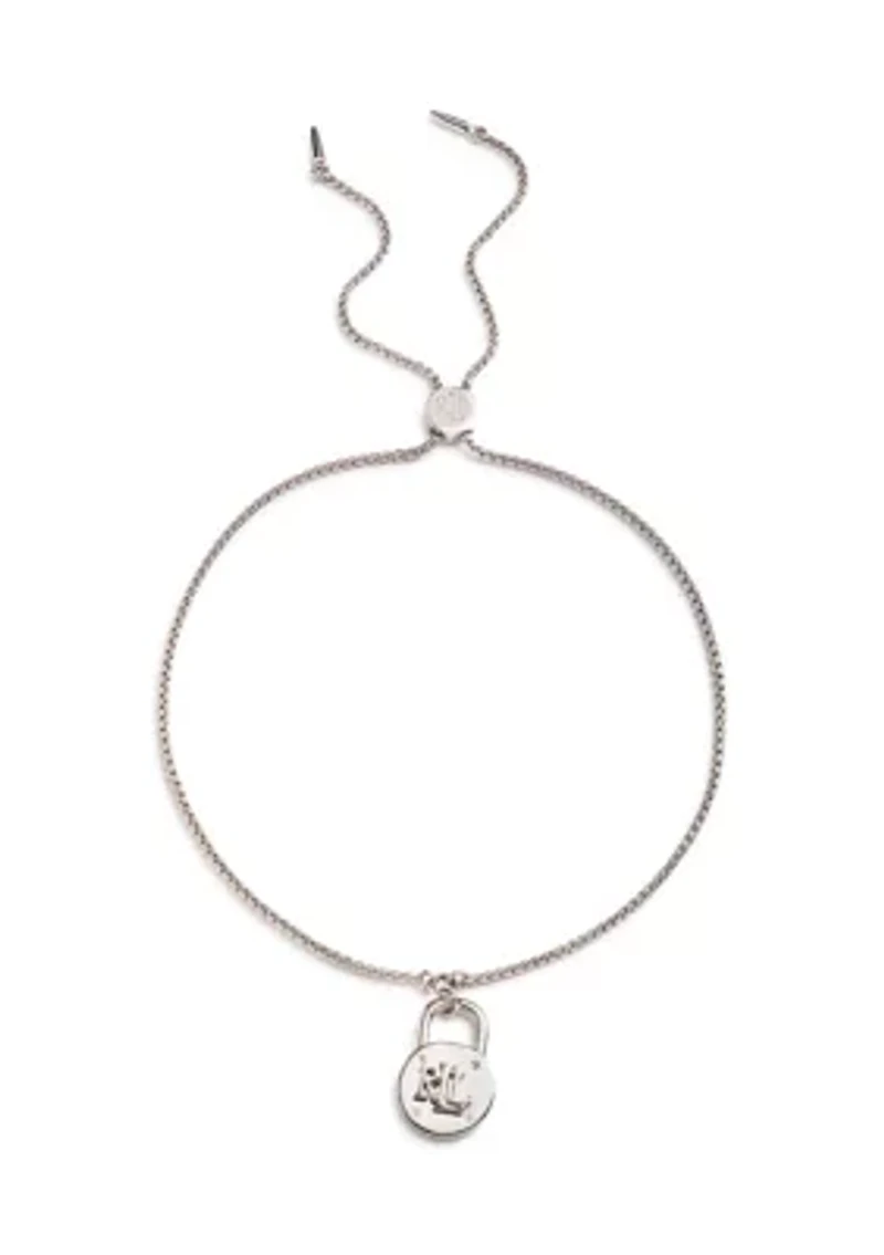 Logo Padlock Slider Bracelet