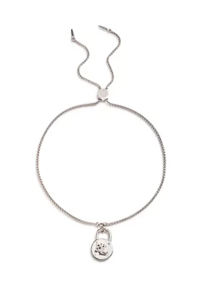 Logo Padlock Slider Bracelet