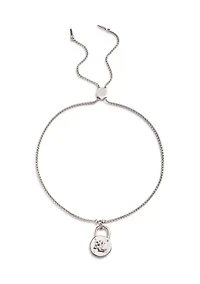 Logo Padlock Slider Bracelet