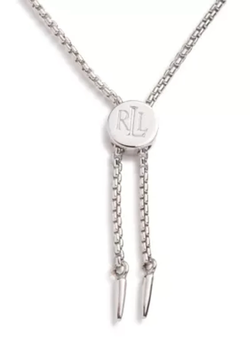 Logo Padlock Slider Bracelet