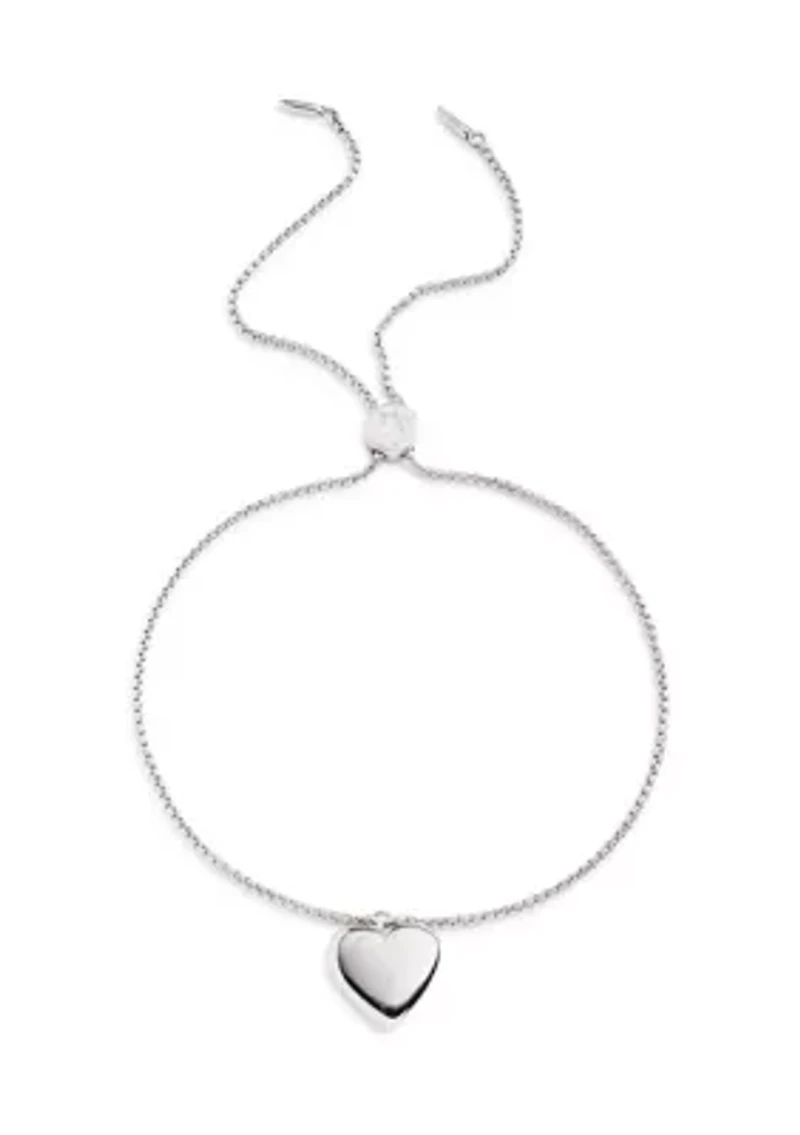 Puffy Heart Slider Bracelet