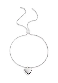  Puffy Heart Slider Bracelet