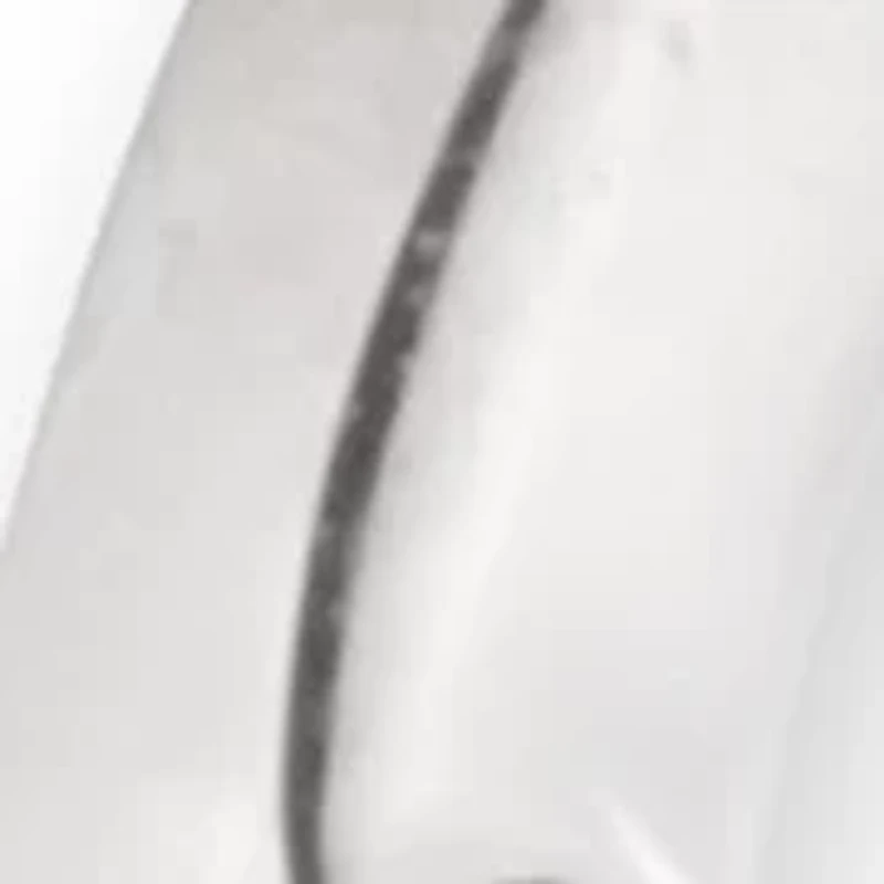 Rhodium Plated Sterling Silver Hoop Earrings