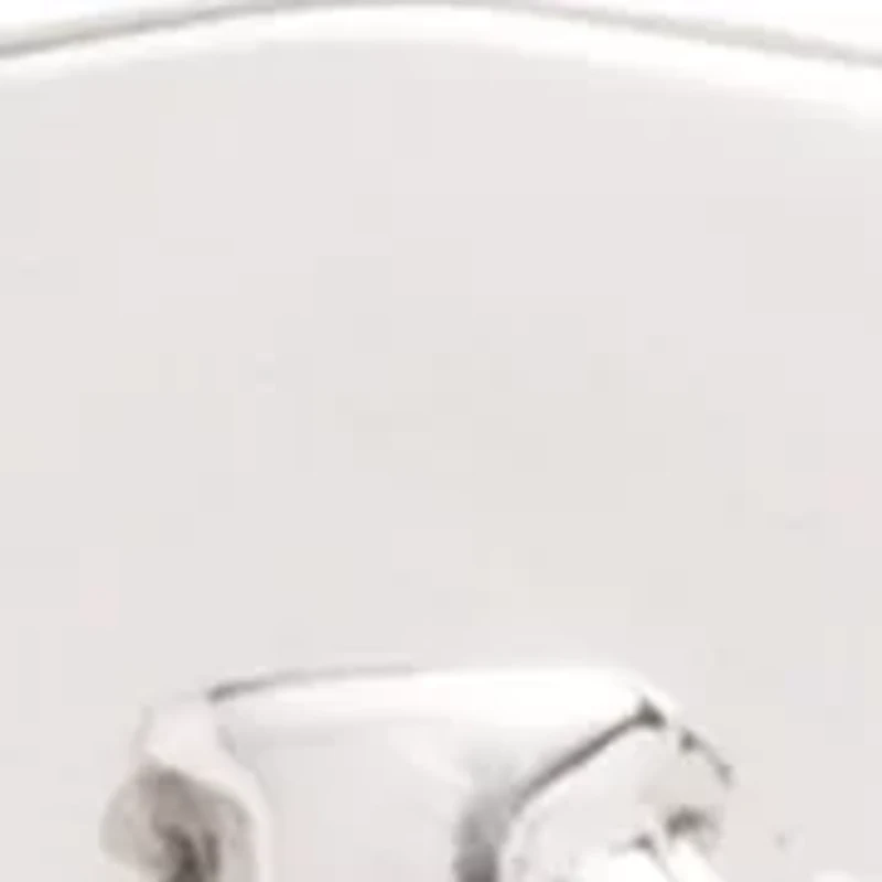 Silver Tone Logo Padlock Stud Earrings