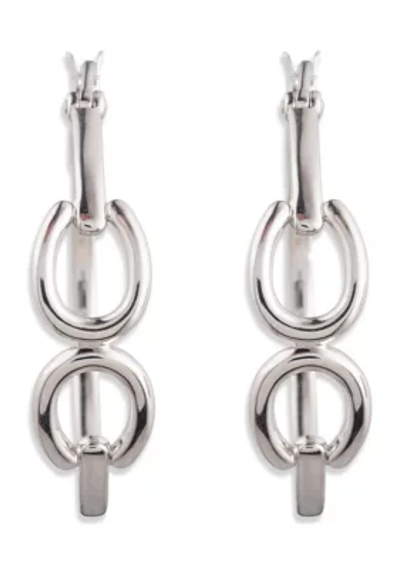  Horsebit Hoop Earrings
