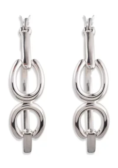 Horsebit Hoop Earrings