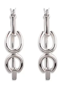 Horsebit Hoop Earrings