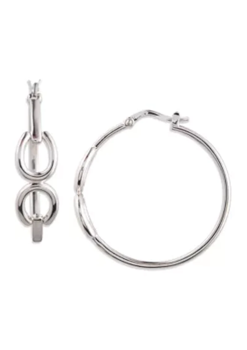  Horsebit Hoop Earrings